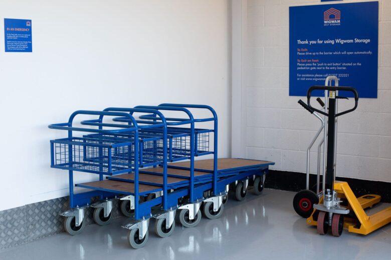 bromsgrove storage facility trolleys in
